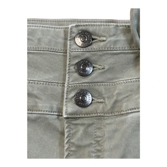 Veronica Beard GISELLE Flare Jeans Sea Foam Green Extra High Rise Belted Size 28
